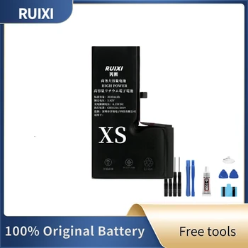 RUIXI 3030mAh Высококачественный Аккумулятор с Нулевым циклом Для iphone XS XS Аксессуары Для Телефона Бесплатный Набор Инструментов Для Ремонта Наклейка