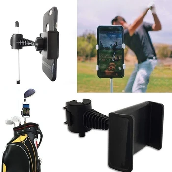 новый кронштейн для мобильного телефона для записи качелей для гольфа, тренировочный кронштейн для гольфа, поворотная опора, вспомогательные аксессуары