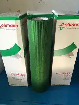 Римский двусторонний клей LOHMANN Импортировал Зеленый Двусторонний клей 0,1 мм Клей Прозрачный, пожалуйста, 0,2 мм 31 см * 4,5 М
