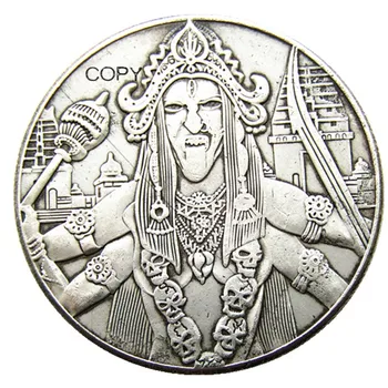 HB (182) Монета-копия американского доллара Hobo Morgan с серебряным покрытием