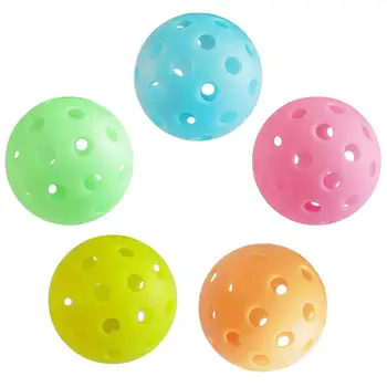Мяч Для Пиклбола Мяч Для Пиклбола Полый Мяч Стандартный 74 мм Аксессуары Для Пиклбола Тренировочный Игрушечный Мяч Открытый Корт Для Взрослых