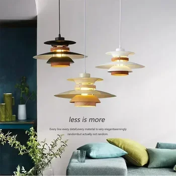 Датский дизайн, Подвесной светильник с лампочкой E27, высококачественный зонт, светодиодная подвесная лампа, Гостиная Loui Lustre, Кухня Paulsen Color Droplight