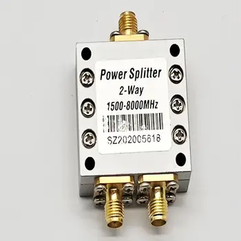 Новый 2-полосный SMA Power Splitter 1500 МГц ~ 8000 МГц, SMA женский 8G разделитель мощности сигнальный кабельный разветвитель женский разделитель