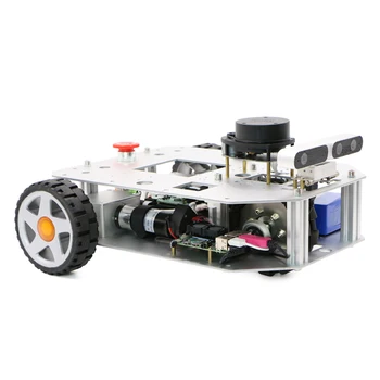 Лидар Slam ROS на шасси робота с двухколесным дифференциалом Silan A1 raspberry pie для навигации при обходе препятствий