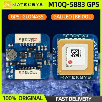 MATEKSYS Matek M10Q-5883 M10 GPS Модуль GNSS и Компас QMC5883L Патч Антенна Для RC FPV Гоночный Беспилотный Квадрокоптер Дальнего Действия Новый