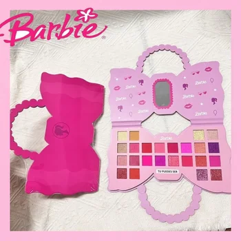 Серия Miniso Barbie Princess 24 цвета дофаминовых теней для век В стиле сумочки, незаменимой для макияжа девушки, отправки подарков друзьям