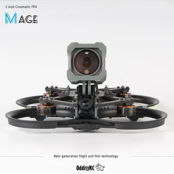 OddityRC Mage30 6S FPV Cinewhoop Drone с 3-дюймовым Длительным Сроком Службы От аккумулятора runcam Link Wasp Cob LED light с 40A AIO FC HD/Аналоговая Версия