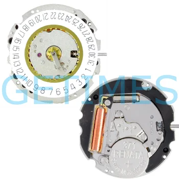 Кварцевые часы Ronda 705 с 3 стрелками, дата на кварцевом механизме 3/6.