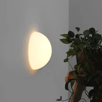 Скандинавский настенный светильник с пузырьковым шаром, спальня, проход, крыльцо, Балкон, Детская комната, Круглый стеклянный потолочный светильник, настенные светильники для дома