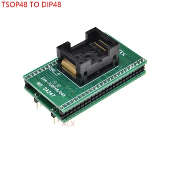 sa247 tsop48 к dip48 программатор адаптер гнездо IC ПРЕОБРАЗОВАТЕЛЬ тестового чипа tsop для RT809F RT809H и XELTEK USB программатор