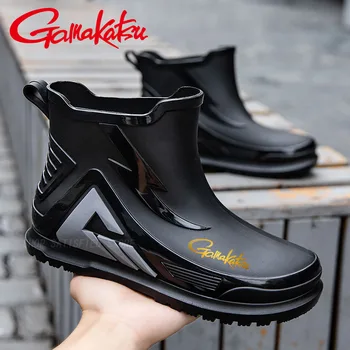 Gamakatsu/ Рыболовная обувь, Мужская Новая Уличная Нескользящая Походная обувь, Непромокаемые Рыболовные ботинки Shaxi, Прочные Водонепроницаемые Резиновые Рыболовные сапоги