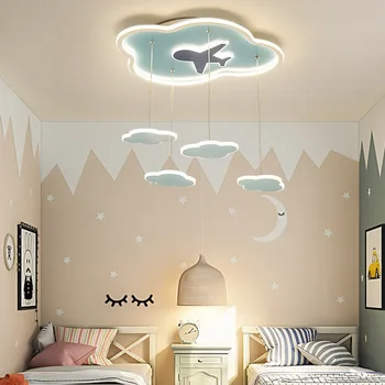 Простой современный потолочный светильник лампа для главной спальни творческая личность облачное освещение потолочный светильник для детской комнаты для мальчиков и девочек