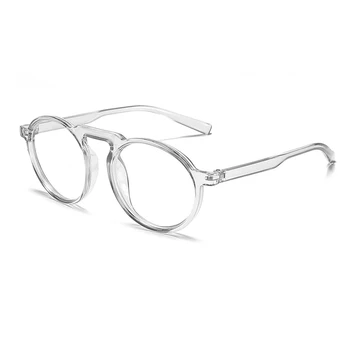 Модные круглые очки для близорукости в стиле ретро с защитой от синего света Для женщин и мужчин, защитные очки для студентов при близорукости