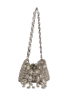 Женская сумка с бриллиантами, дизайнерская сумочка, Металлическая цепочка, сумка-тоут со стразами, вечерняя сумочка, клатч, дорожная праздничная сумка через плечо