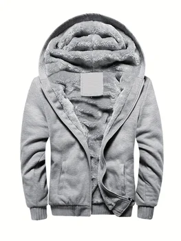 Повседневная мужская зимняя толстая теплая куртка с капюшоном, идеально подходящая для занятий спортом на открытом воздухе