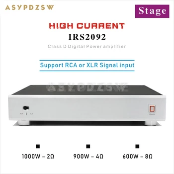 Мощный 1000 Вт стерео IRS2092 + IRFB4227 Цифровой сценический усилитель Мощности класса D С входом RCA/XLR