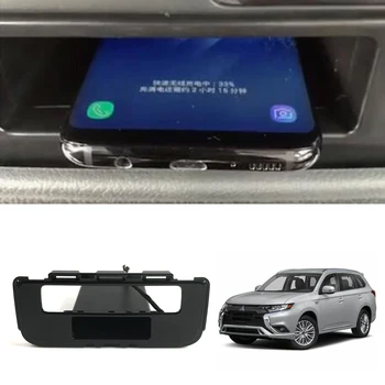 Автомобильное беспроводное зарядное устройство для Mitsubishi Outlander 2015 2016 2017 2018-2020 Аксессуары для быстрой зарядки автомобильного мобильного телефона LHD One Coil