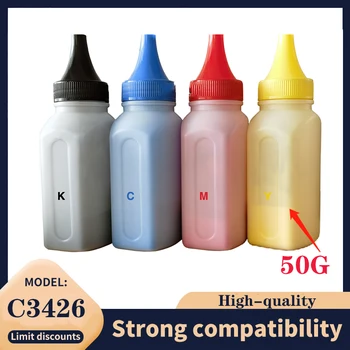 50 г/бутылка Цветной Заправляемый Тонер-порошок для принтера Lexmark C3426 C3426dw MC3426 MC3426adw C3326dw MC3224adwe MC3326adwe C3224dw