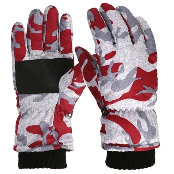 Новые лыжные перчатки для мужчин и женщин, зимние теплые перчатки для занятий спортом на открытом воздухе, морозостойкие водонепроницаемые утолщенные перчатки