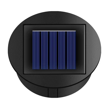 Сменный круглый светодиодный световой короб на солнечной батарее, Блок солнечных батарей, литий-ионное зарядное устройство