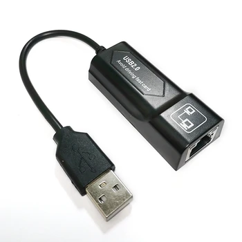 USB 2,0 К RJ45 10/100 Мбит/с USB Ethernet Адаптер Сетевая Карта LAN USB Сетевой Адаптер Lan RJ45 Карта Для ПК Ноутбука