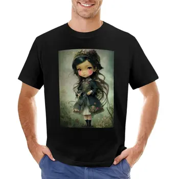 Красивая футболка для девочек в стиле Чиби Каваи, винтажная одежда, рубашка с животным принтом для мальчиков, мужские графические футболки в стиле хип-хоп