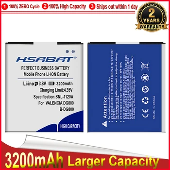 Аккумулятор большей емкости HSABAT 3200 мАч B-DG800 для Мобильного телефона DOOGEE DG800 /Doogee VALENCIA DG800