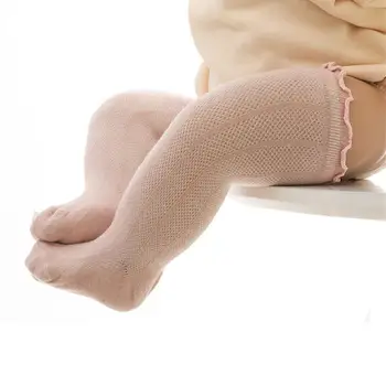 Носки Унисекс для малышей, Защищающие от комаров, Детские носки для маленьких девочек, Грелки для ног, хлопковые гольфы, Детские носки
