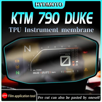 Для KTM DUKE 790 пленка для приборов, прозрачная защитная пленка, пленка для фар, водонепроницаемые аксессуары для модификации