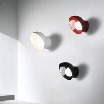 Современный светодиодный настенный светильник с шариком - Прихожая, прикроватная тумбочка в спальне, коридор, бра в стиле лофт, освещение в скандинавском стиле
