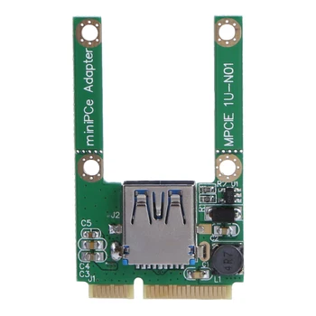 Мини-Карта Расширения PCI-E К USB3.0 Для Ноутбука PCI Express PCIe К USB 3.0 Конвертер Riser Card Адаптер С Винтовыми Фитингами