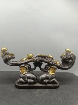 Украшения-скульптуры дракона из красной меди ручной работы Liu Jin Jubao для коллекции культуры и развлечений