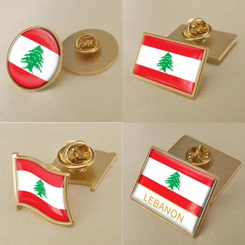 Флаг Ливана, национальная эмблема, брошь, значки, булавки для лацканов