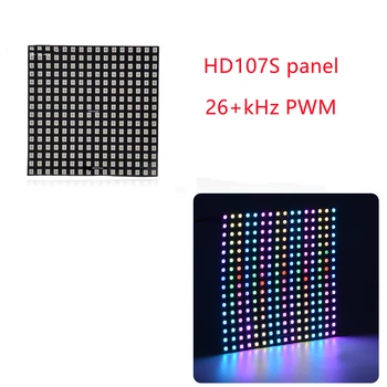 HD107S 16x16 8x16 Светодиодная Программируемая Панель Экран 5050 светодиодных шариков Цифровой Гибкий Адресуемый С DAT CLK DC5V 26 + кГц PWM