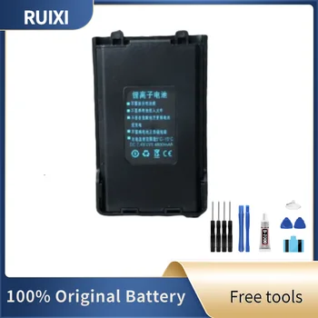 Оригинальный литий-ионный аккумулятор RUIXI UV-T8 емкостью 4800 мАч Подходит для батареи UV-T8/B2PLUS CB Radio + бесплатные инструменты