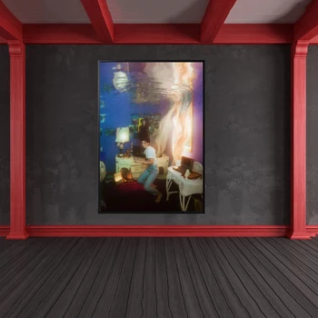 Плакат с обложкой музыкального альбома Weyes Blood Titanic Rising, певица, музыкальная звезда, печать фотоискусства на холсте (без рамки)