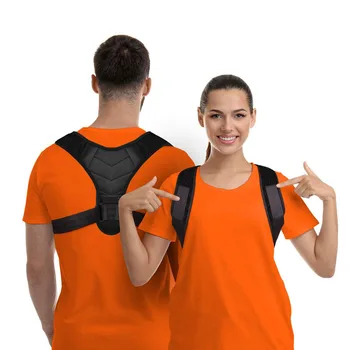 Корректор для мужчин и женщин, фиксирующий упругость верхней части спины, бандаж для поддержки ключиц
