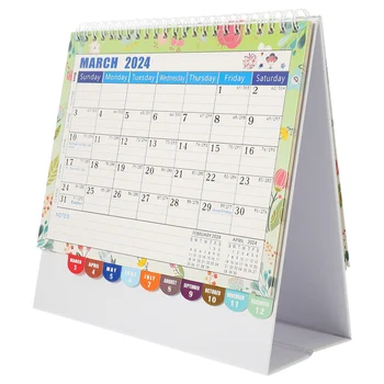 Настольный календарь на 2024 год Офисные Календари Новогодние Принадлежности Для Ежедневного использования Бумага Для Работы на рабочем столе