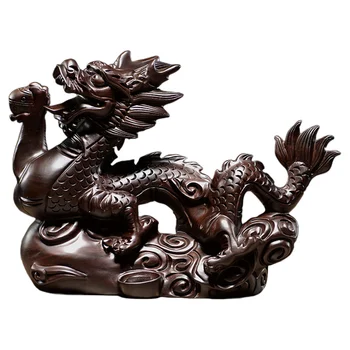 Настольная статуя Дракона, Настольное украшение в виде дракона, Чайная статуя Дракона, Китайский Дракон, Моделирующий Декор