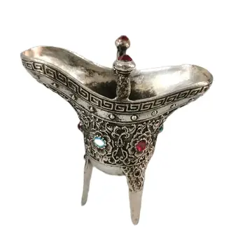 Металлический штатив Dragon Earl Earl Cup с ювелирными украшениями Винный кубок Украшение для дома