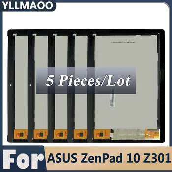 5 Шт. Для Asus Zenpad 10 P028 Z301M P00L Z301MFL Z301ML Z301 ЖК-Дисплей Дигитайзер Сенсорный Экран Панель Стекло Датчик В Сборе