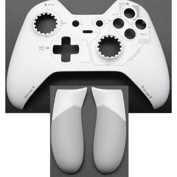 Для Xbox One Elite 1-я Сменная Лицевая панель Soft Touch, Передняя Крышка корпуса, Ограниченные Боковые Направляющие, Ручка, Задняя Рукоятка, Задние Панели