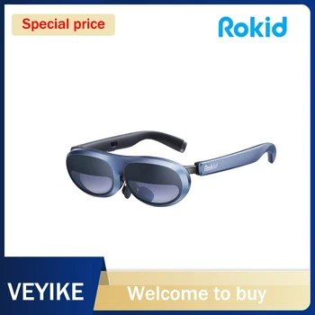 Смарт-очки Rokid Max Ar 3D Micro Oled с 215-дюймовым углом обзора 50 ° Подходят для мобильных телефонов/ Switch/ Ps5/Xbox/Pc