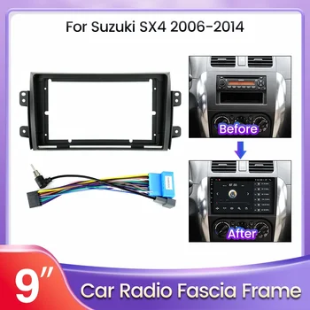 Автомобильная магнитола Для Suzuki SX4 2006-2014 Для Android All-in-One Stereo Dash Kit Подходит Для установки Отделки Лицевой панели Facia Frame