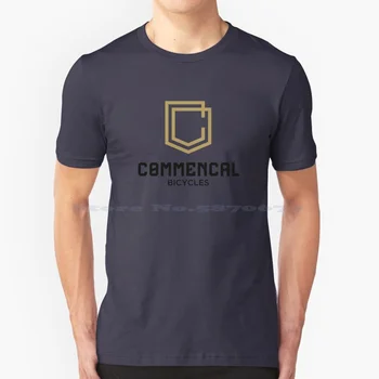 Футболка с логотипом Commencal, футболка из 100% хлопка, значок велосипедного велосипеда
