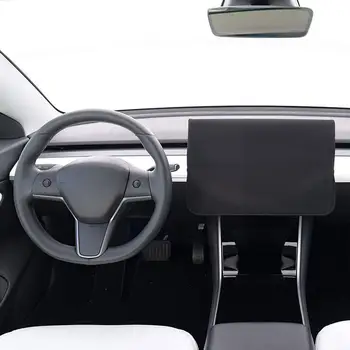  для Tesla Модель 3 Y Навигационный дисплей на центральной консоли, Солнцезащитный козырек, Защитная крышка от пыли, чехол для салона автомобиля Acce T0A3