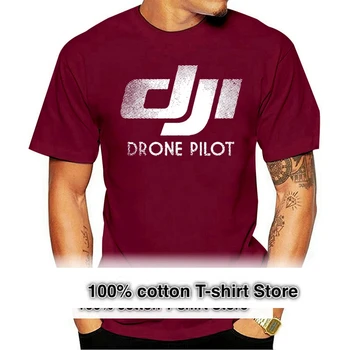 Забавная мужская футболка, новинка, женская футболка DJI Spark DJI Drone Phantom 4 Pilot, футболка