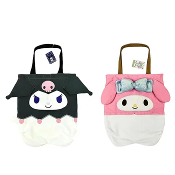 Sanrio hello kitty девчачья модная повседневная плюшевая сумка через плечо cinnamon Kuromi большая вместительная сумка-тоут