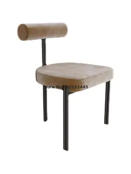 Обеденный стул Home Nordic Minimalist Light Luxury Net Red Ins Для маленькой квартиры, Дизайнерский стул для макияжа, спинка стула, Табурет