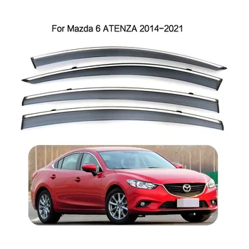 Высокое Качество Для Mazda 6 Atenza 2014 2015 2016 2018 2020 2021 Дверной Оконный Козырек От Дождя, Защита От Непогоды, Вентиляционный Дефлектор